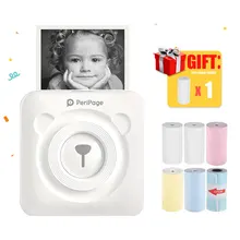 PeriPage Portable Thermal Bluetooth Printer Mini Photo Pictures Printer For Mobile Android iOS Phone 58mm Pocket Machine