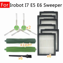 Replaceable Main Side brush hepa Filter robot vacuum cleanerc Household accessories for irobot I7 E5 E6 spare parts Home fitting Replaceable Main Side brush hepa Filter robot vacuum cleanerc Household accessories for irobot I7 E5 E6 spare parts Home fitting