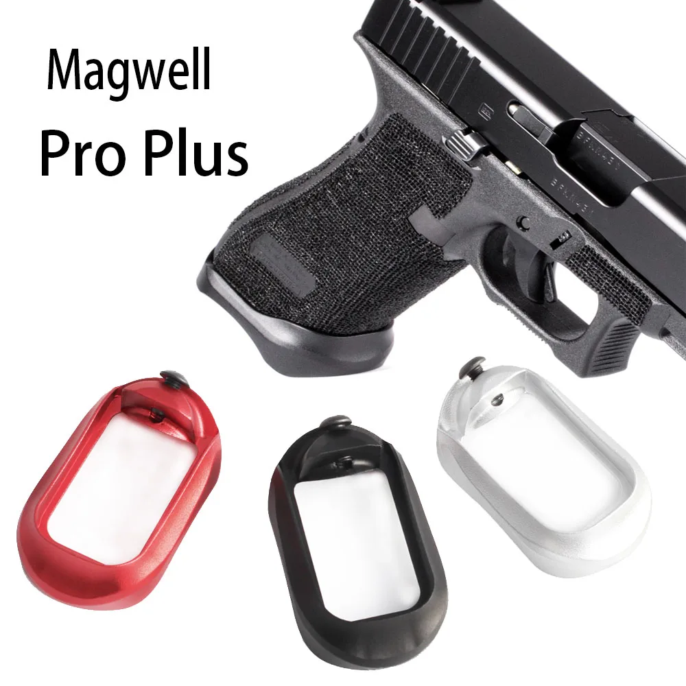 Magorui Glock PRO Plus алюминиевый Magwell для 17 22 24 31 34 35 37 Gen 1-4 black | Спорт и развлечения