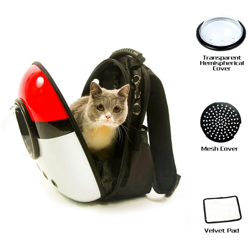 Космическая капсула Pet Carrier Рюкзак Водонепроницаемый для кошки маленькая собака FO