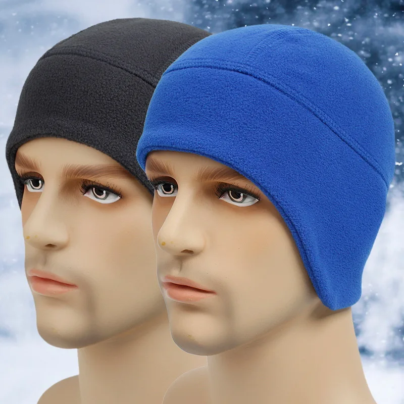 

2020 Unisex Outdoor Fleece Hats Camping Hiking Caps Windproof Winter Warm Hat Fishing Cycling Hunting Military Tactical Cap