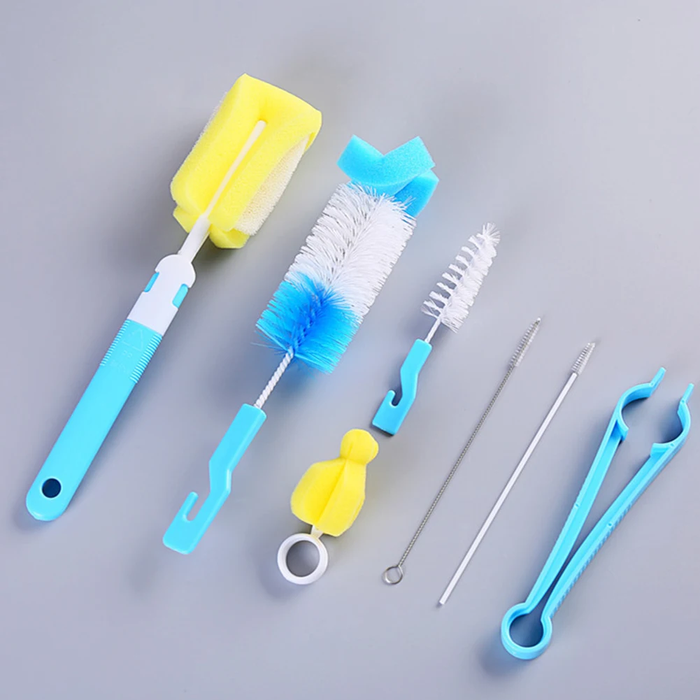 

7pcs / Set Soft For Baby Portable Cleaning Pacifier Dummy Nipple Multifunction