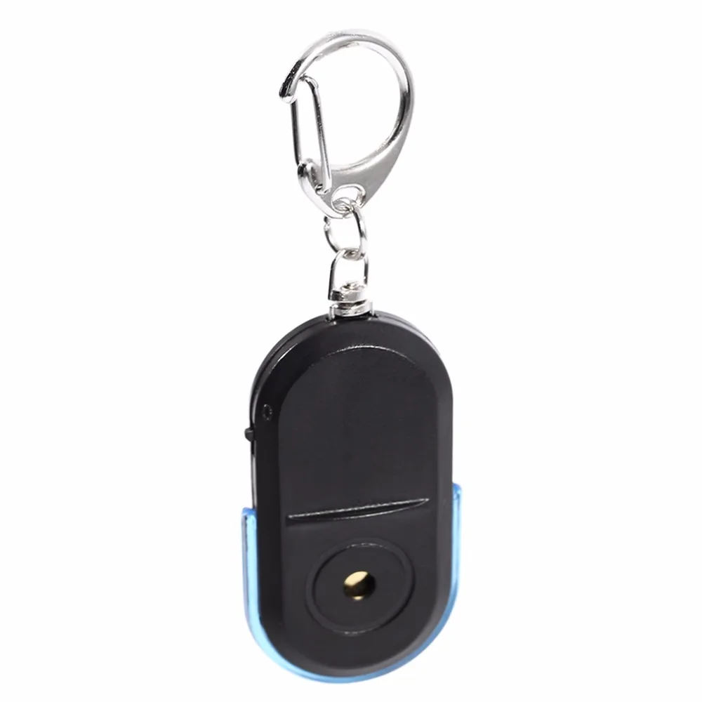 Anti-Lost Alarm Key Finder Locator Keychain Whistle Sound With LED Light Mini Anti Lost Key Finder Sensor zigbee siren alarm