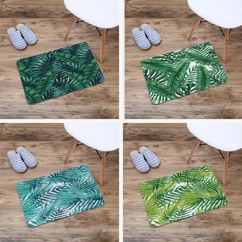 

Enter Door Stepping Pad Shower Room Non-slip Pad Green Plant Series Toilet Land Pad Bedroom A Living Room Carpet