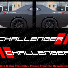 Для 1 пары/2 шт. x Challenger 2-слойная виниловая наклейка на машину Наклейка для Dodge SRT HellCat RC092