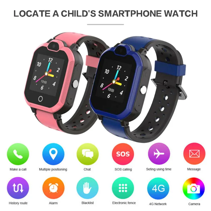 LT05 Kids Children 4G Smart Watch 1.4'' Touch Screen Tracker GPS Locator Waterproof Bluetooth Anti-Lost Children Kid Smartwatch LT05 Kids Children 4G Smart Watch 1.4'' Touch Screen Tracker GPS Locator Waterproof Bluetooth Anti-Lost Children Kid Smartwatch