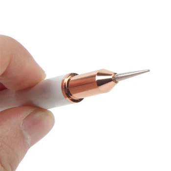 

Drawing Manicure Nail Art Tool Pencil Painting Portable Handle Double Head Crystal Point Drill Pick Rhinestone Dotting Pen DIY