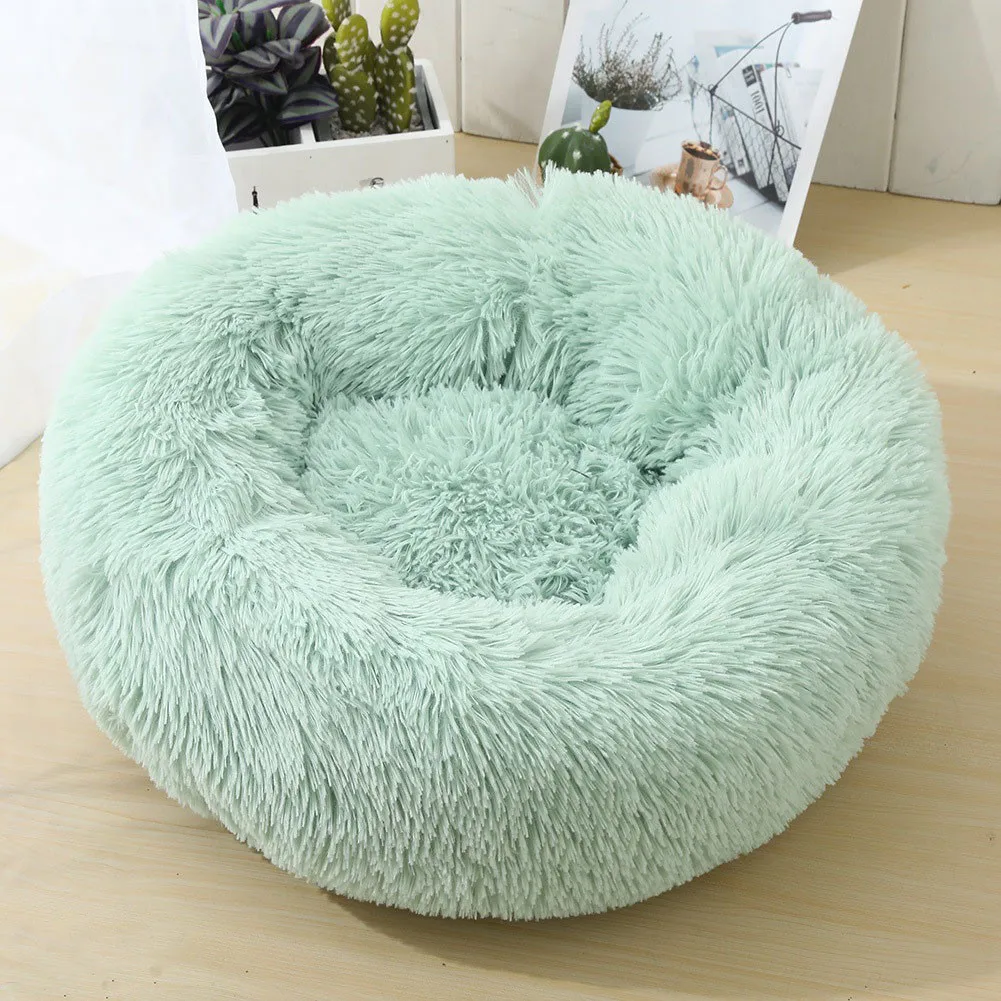 Кровать для питомца собаки Удобная пончик Cuddler круглая кровать для собаки ультра мягкая моющаяся собака и кошка подушка кровать(несколько размеров