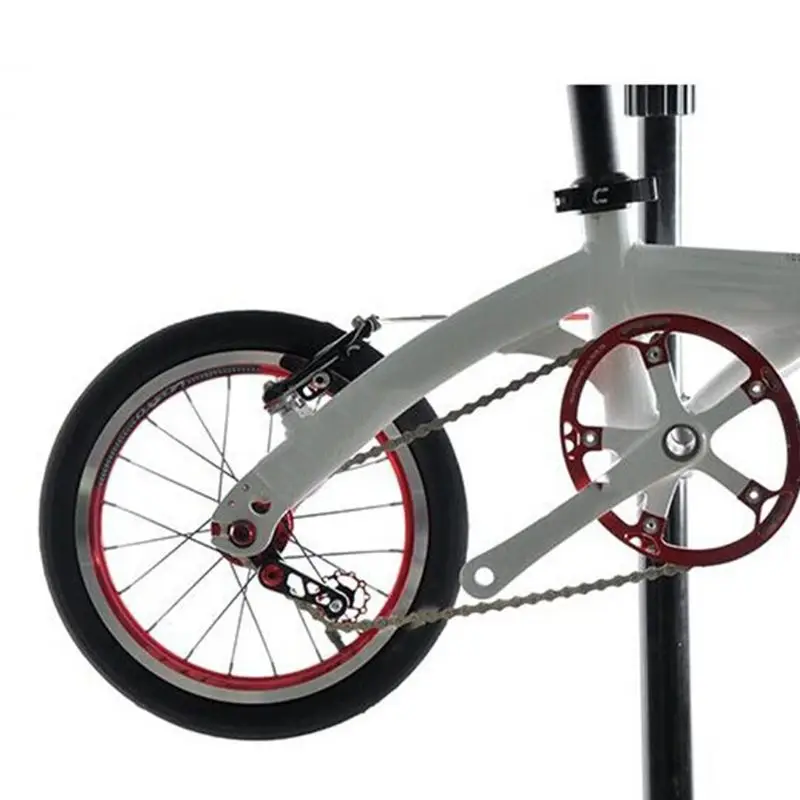 Алюминий MTB велосипед односкоростной преобразователь натяжитель цепи светильник вес складной велосипедный стабилизатор цепи