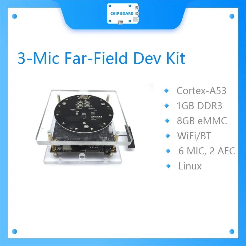 Scheda Ufficiale Allwinner Con Kit Dev A Campo Lontano 3-Mic Solo Soc