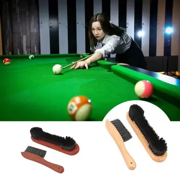 

2PCS/Set Brush and Rail Brush Plastic Wood Pool Table Cleanning Tool Billiard Accessories Snooker and Pool Table Brush
