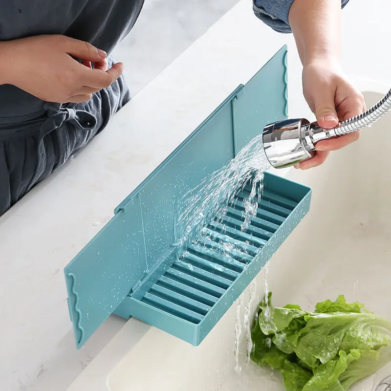 

Patented Water Baffle, Retractable Sink, Hand Washing Table Splash Proof Oil Baffle