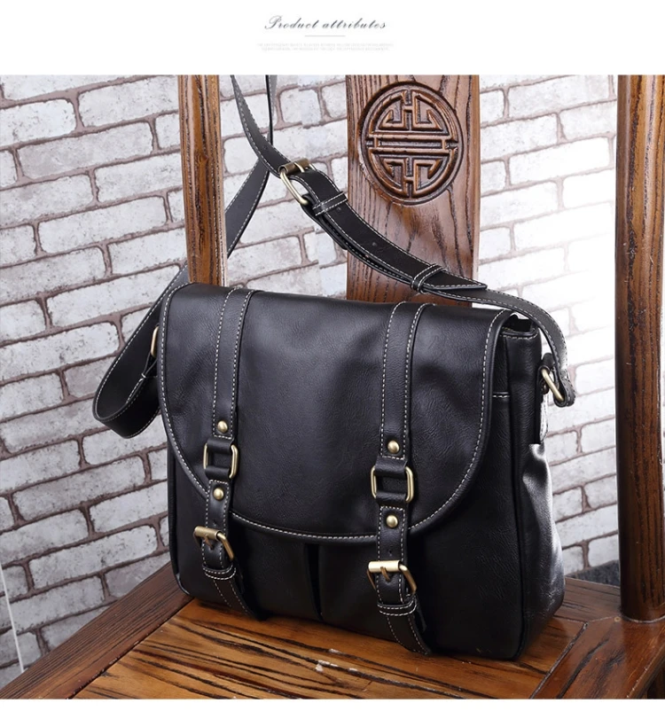 Bolsa de couro para computador portátil de