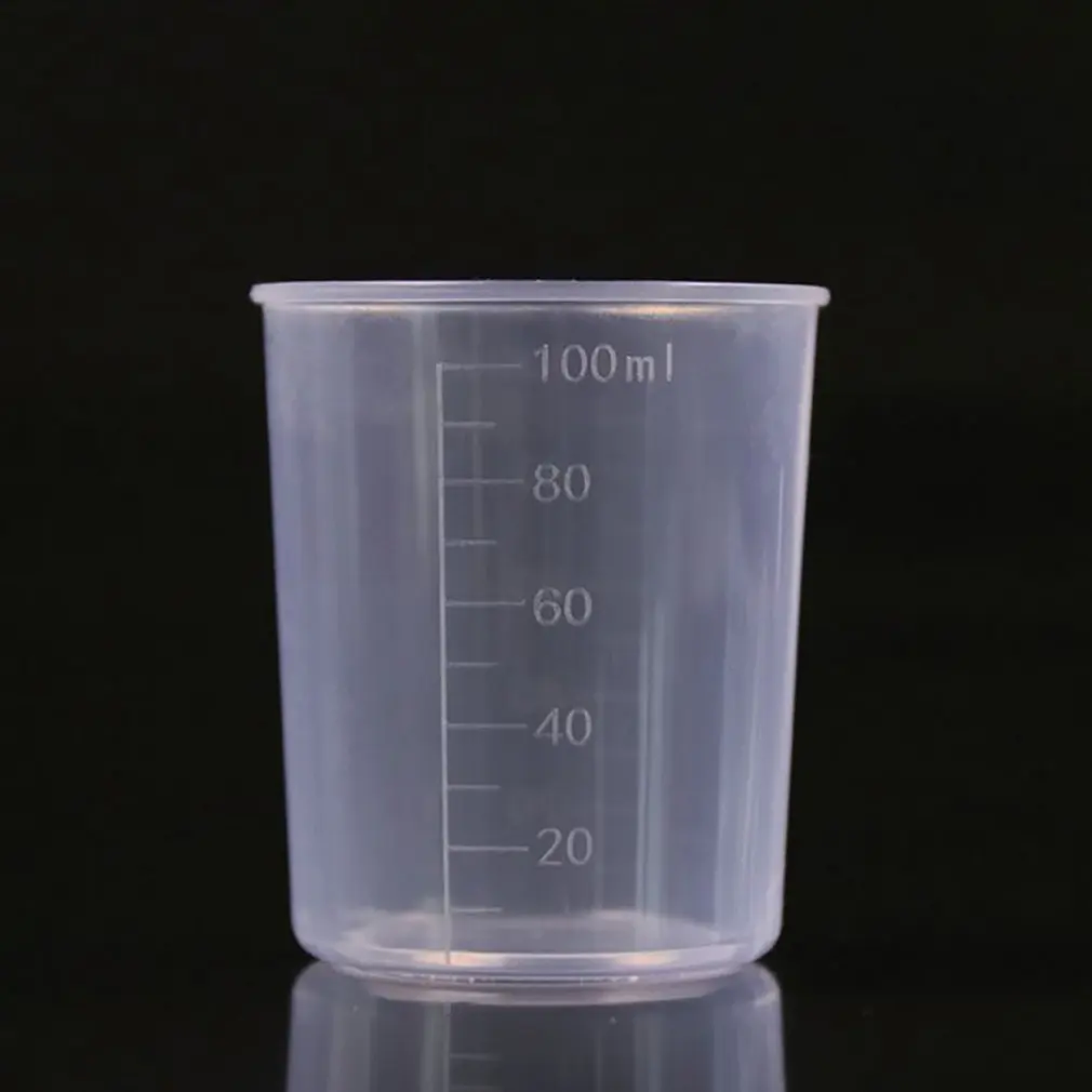 Waka 30/50/100ml прозрачный Пластик мерный стакан для выпечки измерений жидкостей