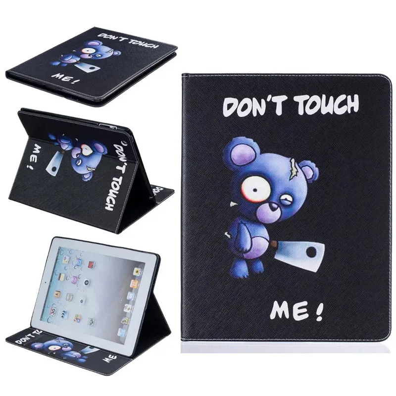 lan xiong Для Apple iPad 2/3/4 чехол Мода чехол для планшета из искусственной кожи(полиуретан) с откидной крышкой с функцией подставки для iPad2 iPad3 iPad4 Обложка с рисунком принципиально кожи в виде ракушки+ подарки - Цвет: lan xiong