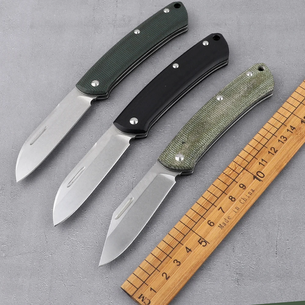 Tactical outdoor 318/319 folding knife micarta/G10 handle s30v blade camping multi-function walking self-defense | Инструменты