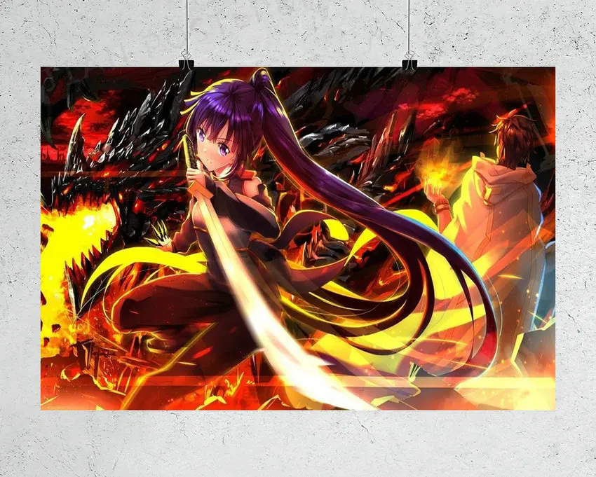 H201 Log Horizon Animation (2) Wall Sticker Silk Poster Art Home Decoration