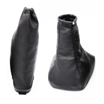 

Pu Leather Handbrake Gear Shift Stick Boot Gaiter Cover For Opel Astra G 98-04