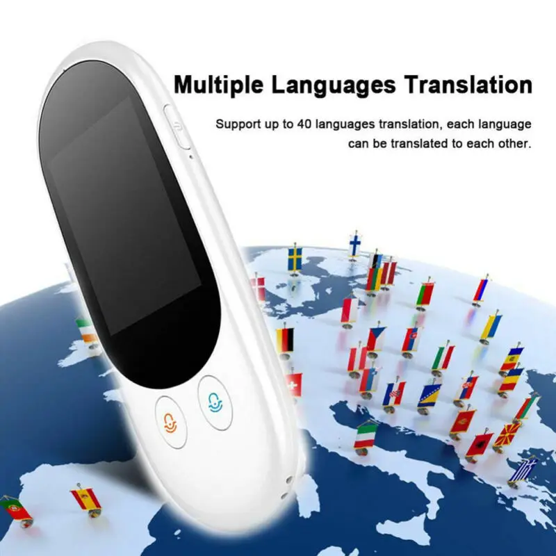 Умный переводчик F1 в режиме реального времени, многоязычное карманное устройство для голоса, поддержка 50+ язык s