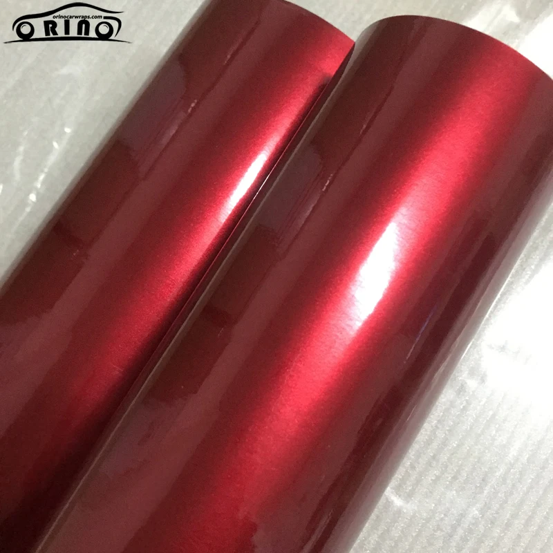 Red Gloss Metallic Vinyl Sticker-1