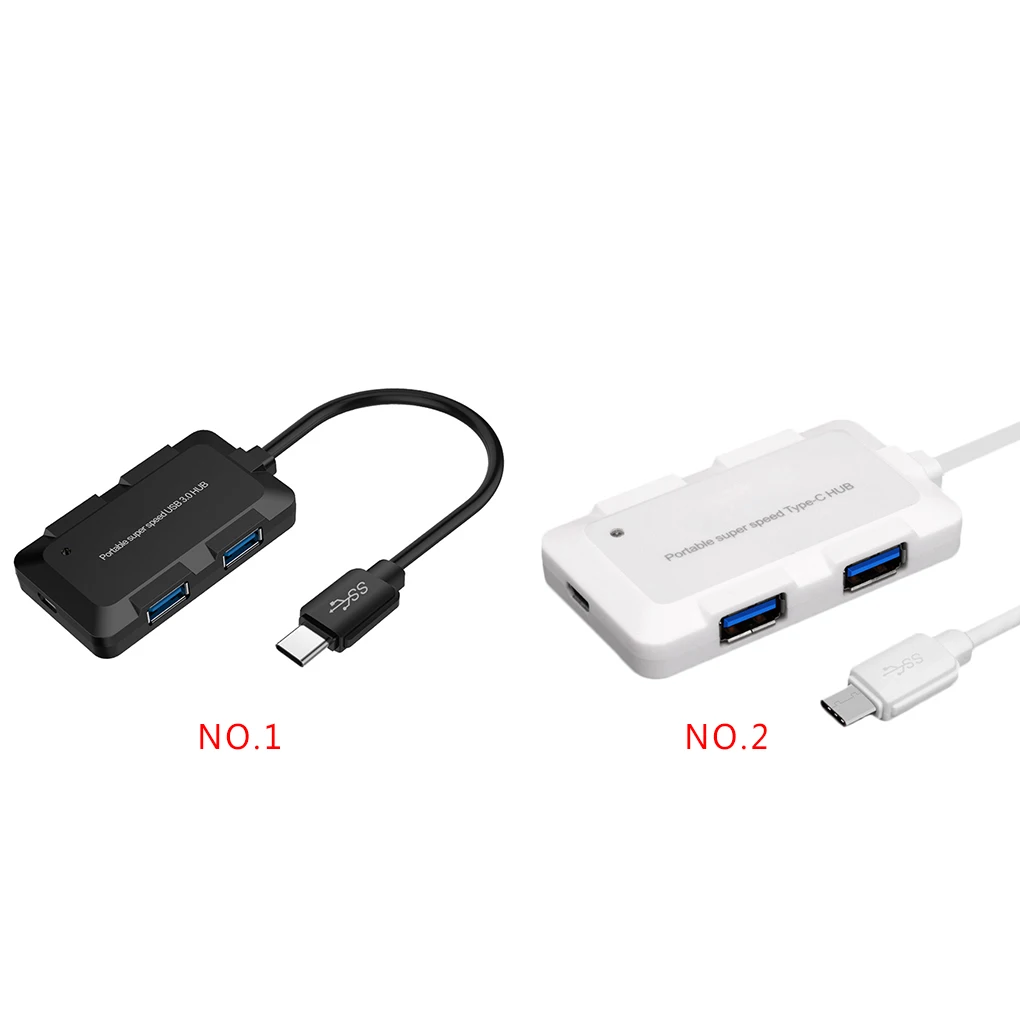 Тип c 4 порта USB концентратор USB 3,0 внешний сплиттер Замена для Macbook Pro телефон планшетный ПК ноутбук Настольный