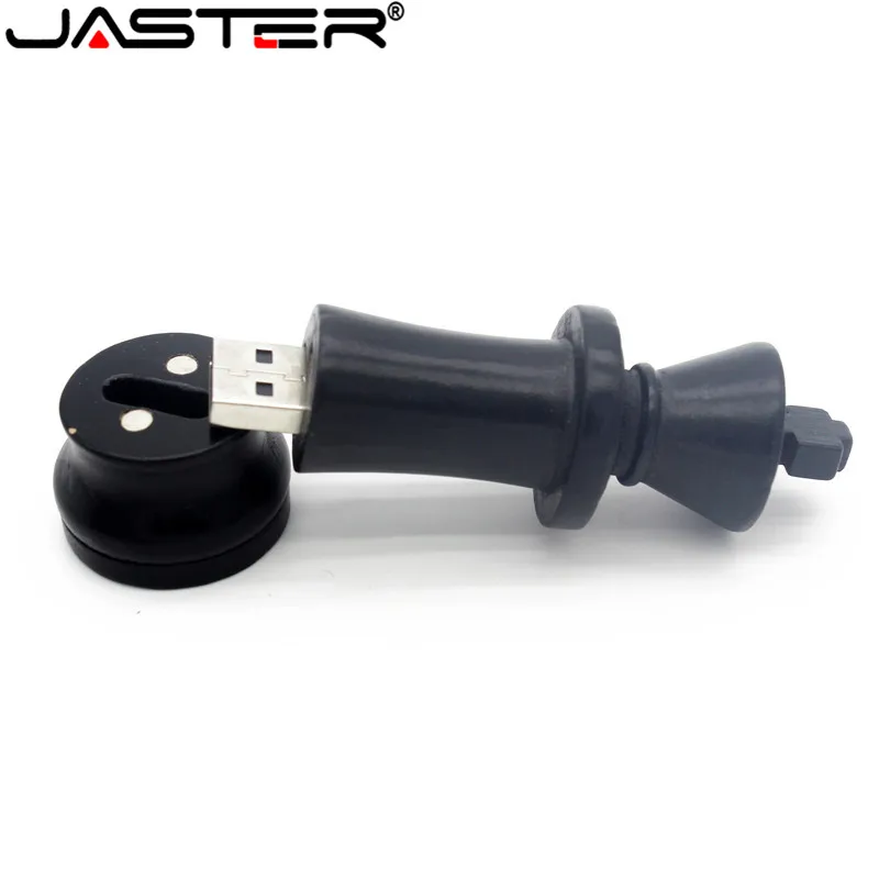 Jaster Pendrive Xadrez Internacional de Madeira Usb Criativo 4gb 16gb 32gb 64gb - Imagem 6