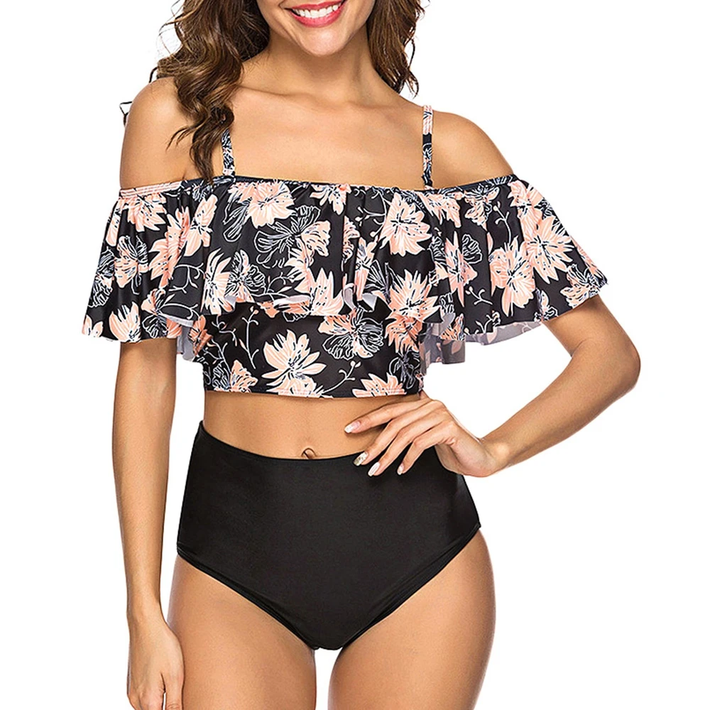 

2020 Sexy Bikini Lady Push-up Swimsuit Bandage Bikini Set Brazil Summer Beach Swimsuit Lady Bikini Print CB