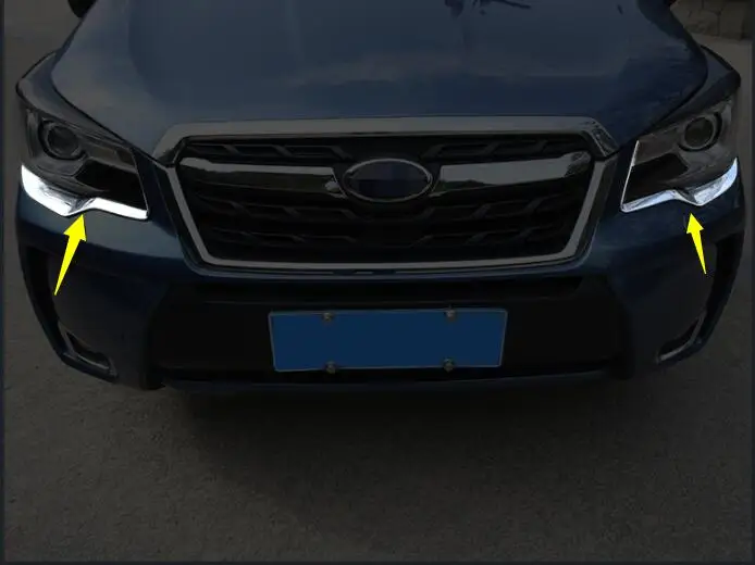 Подходит для subaru forester 2013- декоративные аксессуары для фар с налобной отделкой