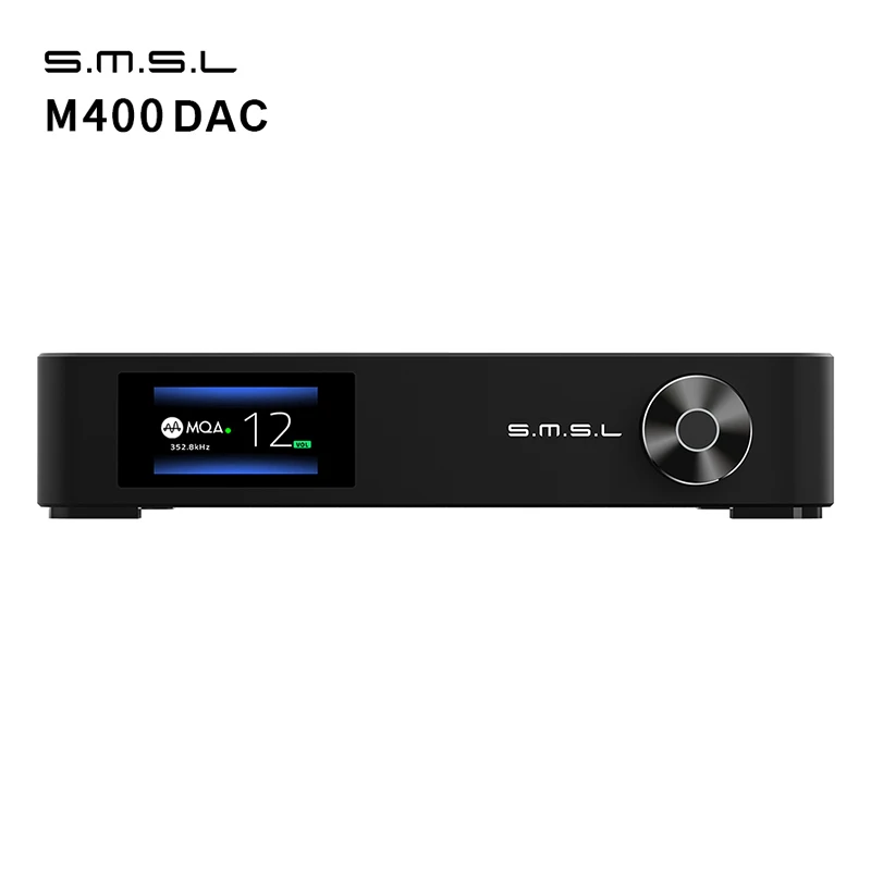 SMSL M400 ЦАП чип AK4499 Поддержка MQA декодирования DSD 32 бит 768 кГц USB XMOS XU216 Bluetooth ТПП