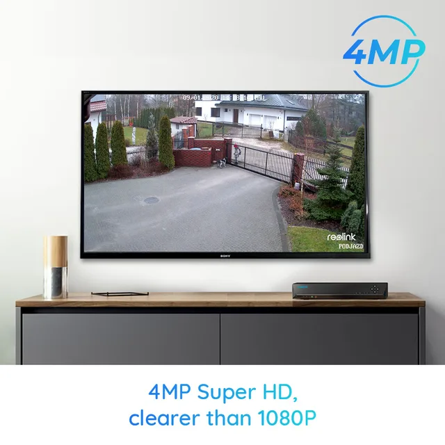Reolink-cámara ip inalámbrica de 4MP, wifi, 2,4G/5Ghz, visión nocturna infrarroja Onvif, impermeable, exterior, interior, RLC-410W de vigilancia para el hogar Reolink-cámara ip inalámbrica de 4MP, wifi, 2,4G/5Ghz, visión nocturna infrarroja Onvif, impermeable, exterior, interior, RLC-410W de vigilancia para el hogar