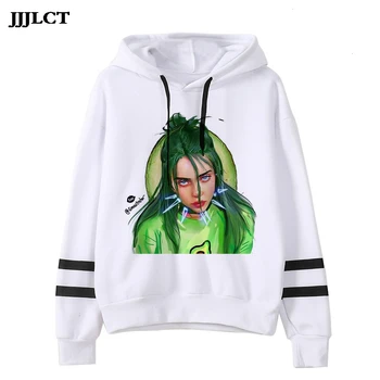 

Warm street clothing hoodie female Billie Eilish Bad Guy Harajuku hoodie female Ulzzang hip-hop funny cartoon sweatshirt