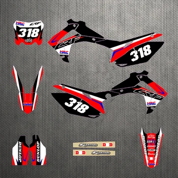 

Motorcycle stickers custom complete tool graphics background decal sticker quantity luster for team CRF250R14-17 450R13-16 2015