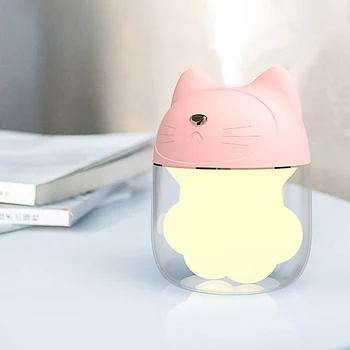 

Summer Cute Cat Essential Oil Diffuser Led Aromatherapy Humidifier With Usb Inte Summer Hot Sale Car Air Purifier