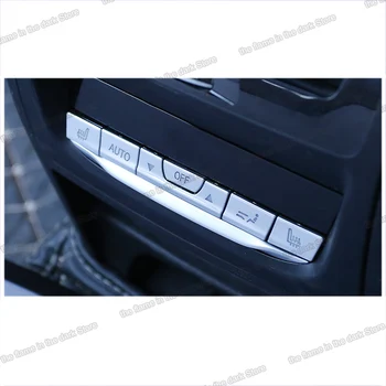 

lsrtw2017 abs car armrest rear air conditioner buttons chrome trims for bmw x3 2018 2019 2020 g01