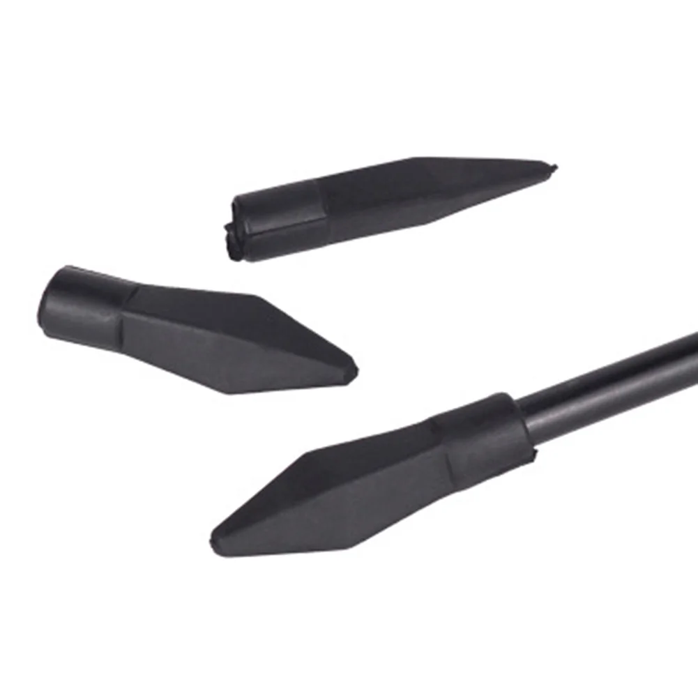 

Black Arrow Heads Heads Replacement 7mm/8mm Archery Arrow Training Game Kids Pack Parts Practice Rubber Safety