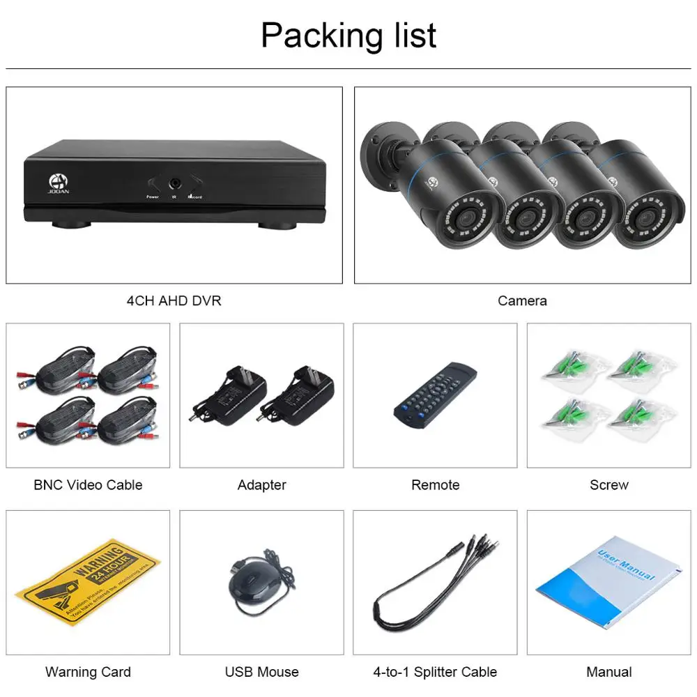CCTV Камера безопасности Системы 4CH DVR CCTV Системы 2CH 1,0 Мп ИК Крытый безопасности Камера комплект 720P камеры видеонаблюдения набор