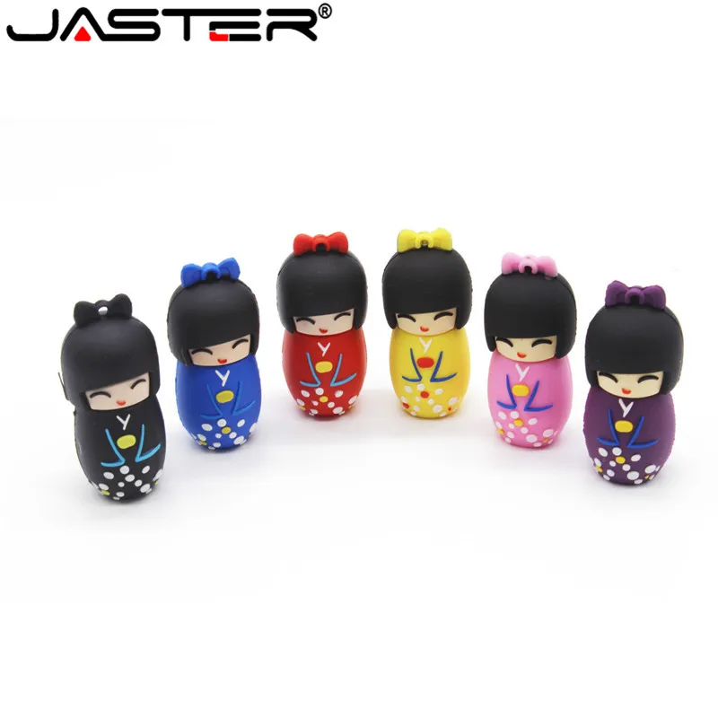 JASTER японские куклы кимоно девушка usb флэш накопитель флеш 4 ГБ 8 16 32 64 карта памяти