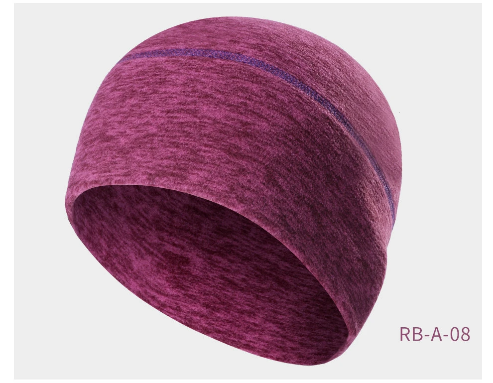 Cycling Cap Fleece Keep Warm Mens Winter Hats Thickened Thermal Head Bandanas for Outdoor Running Skiing Sports Snowboarding Cap (17)