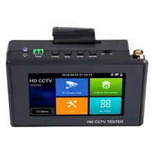 4 дюйма ips Сенсорный экран IPC1800ADHplus IP Камера тестер видеонаблюдения тестер TVI CVI AHD CCTV тестер 100 V-240 V Поддержка PTZ Управление