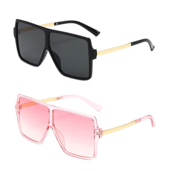 

Large-Framed Sunglasses Gradient Big Box Sunglasses Fashion Atmosphere 2