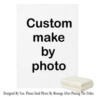 LVYZIHO Custom Name Your Image Here Blanket Three Size For Adults / Kids   – 30×40 / 48×60 / 60×80 Inches – Fleece Blanket