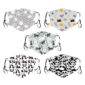 

Children Outdoor Cotton Mouth Masks Mascarilla 5pc Kids Protection Face Masks Reusable Masque Mascarillas Lavables Mondmasker