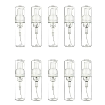 

10 Pcs 50Ml / 1.7Oz. Foaming Soap Dispenser Small Mini Travel Size Empty Foam Pump Bottle Dispenser