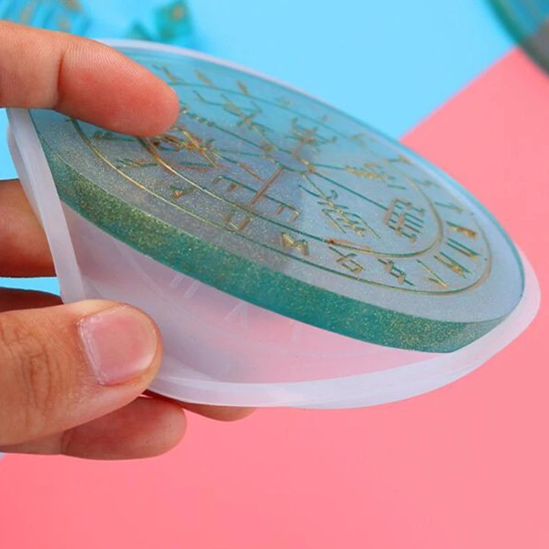 YUZI Runes Cards Symbols Cube Epoxy Resin Table Games Table