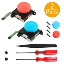 Joystick Thumb Vara Joystic Módulo Sensor Interruptor de Substituição Kit de Reparo Ferramenta Para Nintend Switch 3D Analógico NS Alegria-Con Fix à deriva