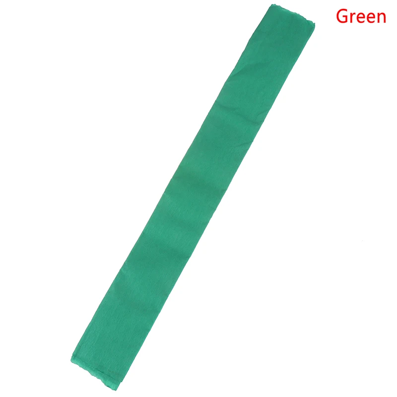 green Сделай сам, сделай сам, для обертывания, скрапбукинг, школьные офисные принадлежности, рифленая крепированная бумага для рукоделия - Цвет: green