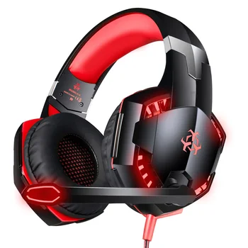

Headphone gamer V2 Game Over-earphone Computer Stereo Gaming Headphones Headset Mic LED Light PC Gamer Earphone