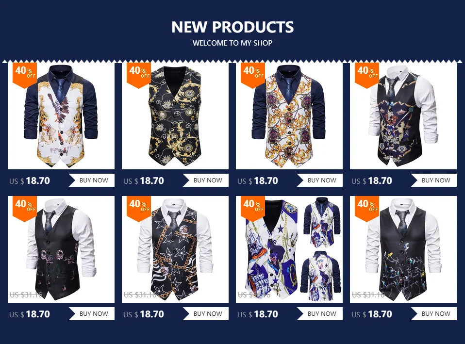 Men's Vest Brand New Casual Fashion Men's 3D Euro Code Rose Print Single-breasted Vest Vest Fashion Casual Suit Vest