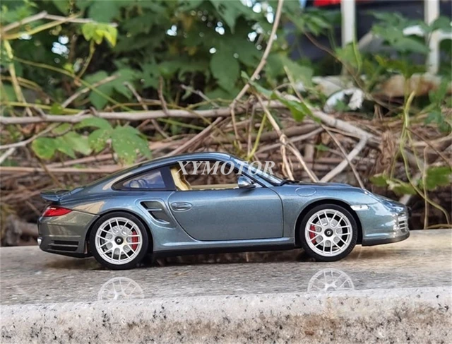 NOREV Porsche 911 Turbo 2010 Echelle 1:18 Voiture Miniature - Gris