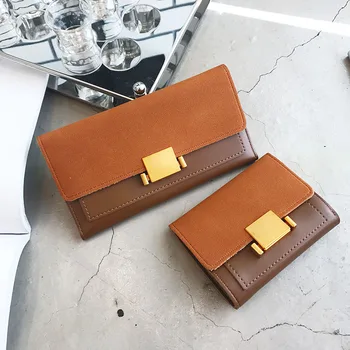 

Vintage Matte Texture Women's Wallet PU Leather Wallet for Women Purse Small Luxury Wallet Bank/ID/Credit Card Holder Mini Purse